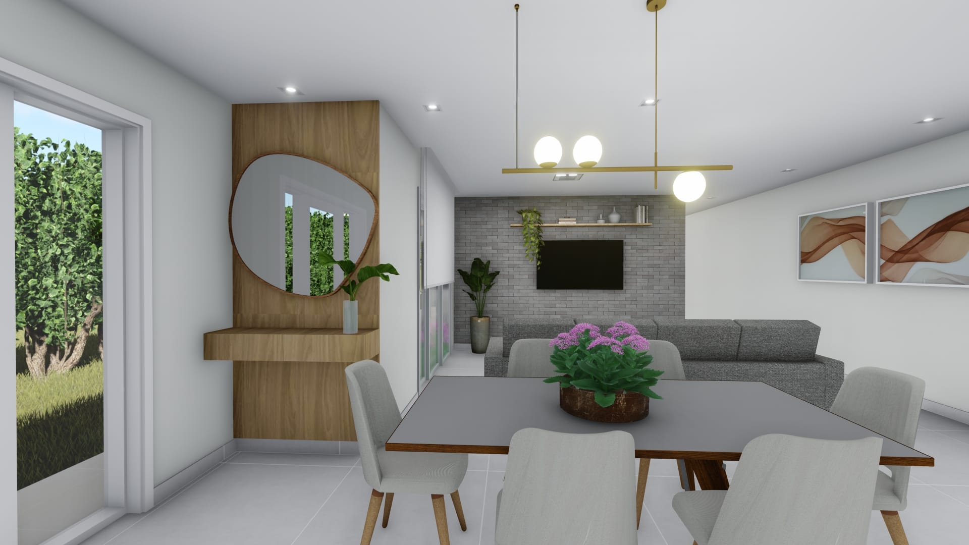 Projetar ambientes integrados é criar espaços que unem funcionalidade, conforto e identidade visual.